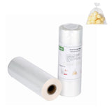Food Storage Bags 10 x 14 1 Gallon Clear Plastic Bag Roll Food-grade Plastic Produce Bag roll for lunches, Freezer & Oven-Safe P