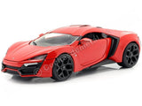 Jada Lykan Hypersport Red Fast & Furious 7 (2015) Movie 1/24 Diecast Model Car