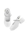 Shoetopia Round Toe White Pumps Bellies For Women & Girls-Eu41,White,8,B0D76XPJGR