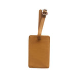 Pu Leather Yellow Luggage Tag Customized Luggage Tag | Bag Tag | School Bag Name Tag | Travel In Style Personalize With Name, P
