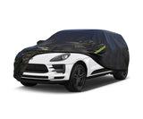 KouKou Waterproof SUV Car Cover Suitable for Porsche Macan from 2014 to 2025, 7 Layers Windproof All Weather Waterproof Outdoor