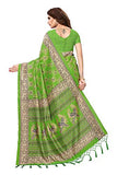 Anni Designer Women'S Mysore Silk Tassels Border Bird Printed Saree With Blouse,Parrot Green,FS,Silk,with blouse piece,Saree