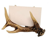 Resin Deer Antler Business Card Holder