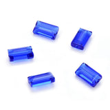 100pcs Adabele Austrian 14mm Faceted Rectangle Crystal Beads Sapphire Blue Compatible with Swarovski Crystals Preciosa 5055