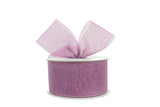 Ribbon Bazaar Plain Sheer Organza 3/8 Mauve 25yd 100% Nylon Ribbon