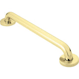 Moen Polished Brass Bathroom Safety 18Inch Shower Grab Bar with Concealed Screws for Handicapped or Elderly, R8718PB