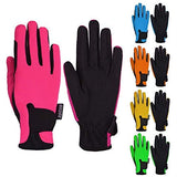 Mashfa Pink/Age 12-14 Years - Riding Gloves - Horse Riding Accessories