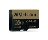 64Gb Proplus 600X Microsdxc Memory Card With Adapter, Uhs1 U3 Class 10