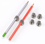 MRIYA Magnetic Pen Holder Clips Refrigerator Magnet Pen Marker Clip Holder Spring Loop, Magnetic Pen Holder Clips Fridge Whitebo