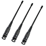 BNC Antenna HYS-701N Dual Band VHF/UHF 2M 70CM Antenna for ICOM IC-A14 IC-V8 Vertex HX300 HX320 Kenwood TK100 TK200 Handheld Rad