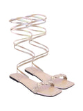 Shoetopia Women'S Block Heel Sandal,Golden,5,B0CVBC4RGV