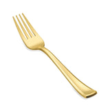 N9R 180Pcs Gold Plastic Forks, Solid, Durable and Heavy Duty Plastic Forks, Perfect Utensils for Parties, Weddings and other For