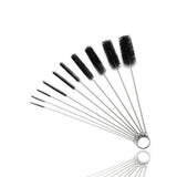 Waloo Straw Cleaner Brush Set | Bottle and Tube Cleaning Brushes with Multiple Sizes | Multipurpose ExtraLong Cleaner Brushes f