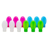 Flents Travel Wide Mouth Container for Shampoo, Conditioner or Lotion, Flip Cap for Easy Opening, TSA Approved, Durable and Refi