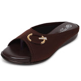Ortho Joy Fancy Doctor Slippers | Soft Slipper For Women | Comfortable Footwear For Women Stylish,Brown,8,B0B8D1Z54J