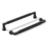 khtumeware 10-Pack 8-Inch(203mm) Black Cabinet Pulls,Heavy-Duty Solid Matte Black Handles for Kitchen Cabinets, Cupboards, Drawe