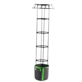 Ujeavette Garden Trellis Black Metal Plant Trellis For Climbing Plants Cucumbers Vines 165X50Cm