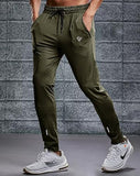 Eyebogler Mens Regular Fit Full Elastic Track Pant,Green-Grey-Cement GrApparel,36
