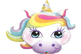 Qualatex 38 Magical Unicorn Balloon, Multicolor
