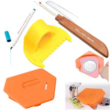 Artonezt Sewing Guide Magnetic For Machine + Edge Stitch Lock Sewing Gauge (4Mm) + Thread Stitch Remover Tool + Fabric Marker Ta