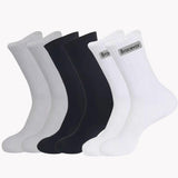 Bracevor MenS Crew Length Cushion Cotton Socks (Pack Of 3) Multi Colour