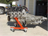 NATIONAL STANDARD Rolling Engine Cradle Stand with Wheels, Steel Construction, Built in Hardware Storage, Easy Assembly- Pick Th