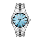Diesel Stainless Steel Analog Blue Dial Men'S Watch-Dz2200, Band Color-Silver