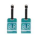 Tag8 Bag Security Tag | Bangalore Luggage Tag With Airport Tracer Code | Stop Losing, Start TaggingPack Of 2
