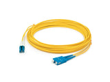 Addon 5M Sc To Lc Yellow Os2 Duplex Ofnr (RiserRated) Taa Smf Fiber Patch Cable