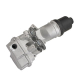 MITZONE Upgrade Aluminium Oil Cooler Filter Housing compatible with VW Jetta GTI Golf R Passat Audi A4 A3 TT TTS 2.0L Replace 06
