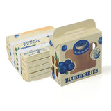Aosric 1/2 Pint Paper Berry Baskets - Food-Grade Produce Containers for Blueberries - Vented, Eco-Friendly, FSC-Certified Bluebe