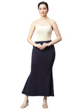 GRECIILOOKS Womens Spandex Pant Liner Slip Regular Fit Petticoat (Blue, Medium)
