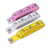 Ofixo Pack Of 3 Durable Quality Tailors Measurement Tape (1.5 Imperial)