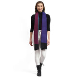 Monte Carlo Womens Cotton Blend Self Design Stole (223Stl3910028, Multicolor, 28)