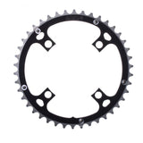 Origin8 Alloy Ramped Chainrings, 104mm x 46t, Black/Silver