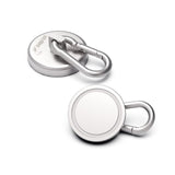 Ant Mag Heavy Duty Neodymium Magnet Hooks with Swiveling Carabiner - 140LBS Pull Force, Indoor/Outdoor Hanging, Kitchen, Garage,