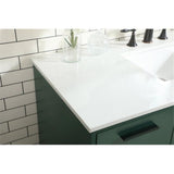 Elegant Kitchen And Bath 48 Inch Bathroom Vanity Cabinet - Green