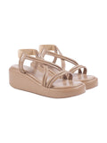 Shoetopia Womens & Girls Beige Wedges Sandal Solid Criss-Cross Strap Design Stylish Comfortable Durable Heels Perfect For Casual Party Eu36,Beige,3,B0FF39TB8J