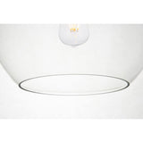 Living District Baxter 1-Light Mid-Century Metal Pendant In Black Finish