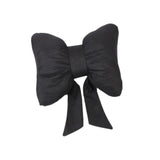 Calandis Bow Car Neck Pillow For Computer Chairs Multipurpose Soft Decorative Cushion Black | Travel Pillows | Travel Accessorie