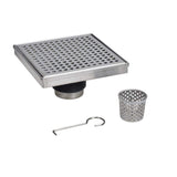 Designline 6 in. x 6 in. Square Drain Square Grate