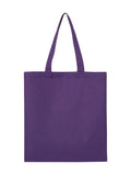 Q-Tees Economical Tote One Size Purple