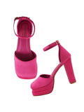 Shoetopia Women'S Heeled Sandal-3 Kids Uk (Girls-Gift-Pink)-Eu36,Pink,3,B0D4VQMGTP