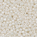 LEECOON 4mm Pearl Color Seed Beads,100grams About 1300pcs Size 6/0 Small Seed Beads for Making Necklace Bracelet Earring Jewelry