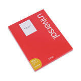Universal Shipping Labels for Copiers, 81/2 x 11, Bright White, 100 per Box (90108)