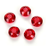 25pcs Adabele Austrian 8mm Faceted Flat Round Coin Crystal Beads Siam Red Compatible with Swarovski Preciosa 5052