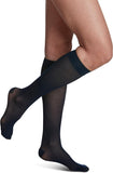SIGVARIS Womens Style Sheer 780 Closed Toe CalfHigh Socks 1520mmHg Dark Navy Small Short
