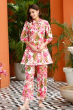 Greciilooks Women'S Rayon Ethnic Co-Ord Set Standard Length Kurta (Gl-W1938&Tr960_Pink_M)