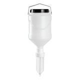 Restaurantware Hanging Condiment Dispenser 3 Liters Large Refillable Sauce Dispenser Wide-Mouth Leakproof Squeeze Nozzle Condime
