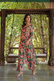 Anni Designer Women'S Cotton Blend Straight Printed Kurta With Pant (Chinki-Green-Sh_S_Green_Small),Green,S,Cotton Blend,Regular,